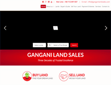 Tablet Screenshot of ganganilandsales.com